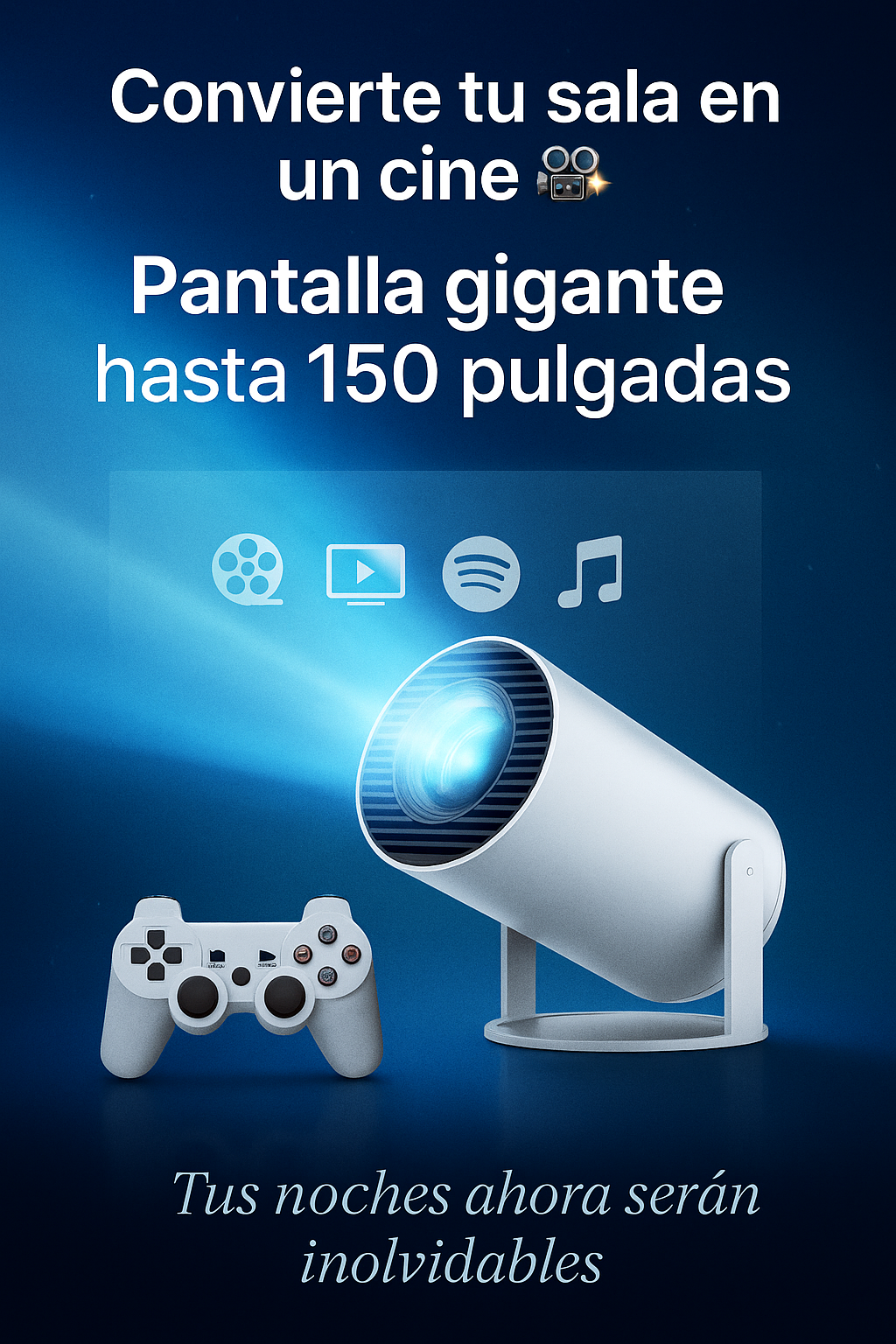 Proyector MaxVision M300 Max ¡Haz de tu casa un cine hoy mismo!